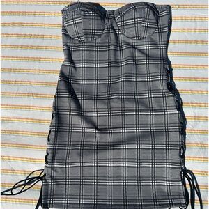 Brand New—Cute Strapless Mini Dress